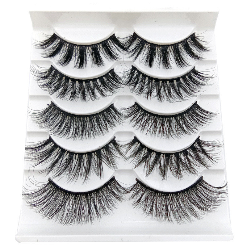 Fashion 5 pairs Pure Hand Cotton False Eyelashes Soft Natural Thick Fake Eyelashes 3D Three Dimensional Makeup Tools
Fashion 5 pairs Pure Hand Cotton False Eyelashes Soft Natural Thick Fake Eyelashes 3D Three Dimensional Makeup Tools