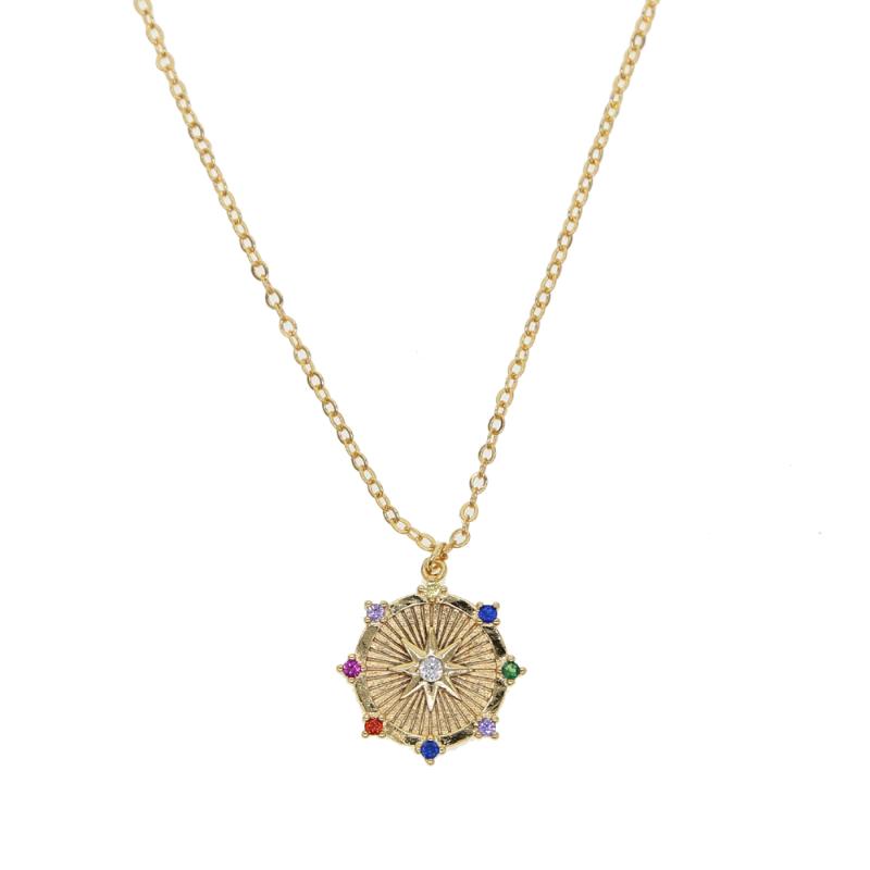 New arrival Vintage Alloy Octagon sun flower Pendant Necklaces paved 8 color rainbow round cz Bohemia women Jewelry link Chains
New arrival Vintage Alloy Octagon sun flower Pendant Necklaces paved 8 color rainbow round cz Bohemia women Jewelry link Chains