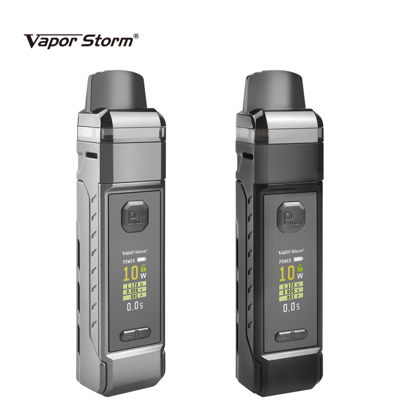 Original Vapor Storm V-PM40 Starter Kit 40W Vape Pod Box Mod with Mesh Coils 4.8ml vape Cartridge fit 18650 Battery E Cigarette
Original Vapor Storm V-PM40 Starter Kit 40W Vape Pod Box Mod with Mesh Coils 4.8ml vape Cartridge fit 18650 Battery E Cigarette