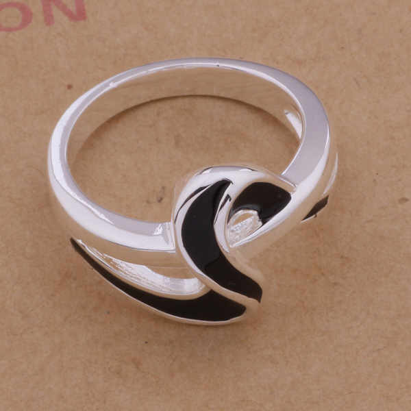 AR182 Hot sterling ring, fashion jewelry, Black winding /ajzajbga aktajcaa silver color
AR182 Hot sterling ring, fashion jewelry, Black winding /ajzajbga aktajcaa silver color