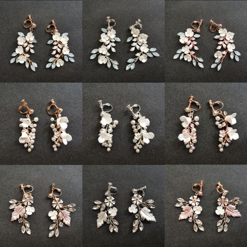 SLBRIDAL Handmade Rhinestones Crystals Pearl Ceram Flower Bridal Dangle Earring Wedding Chandelier Earring Fashion Women Jewelry
SLBRIDAL Handmade Rhinestones Crystals Pearl Ceram Flower Bridal Dangle Earring Wedding Chandelier Earring Fashion Women Jewelry