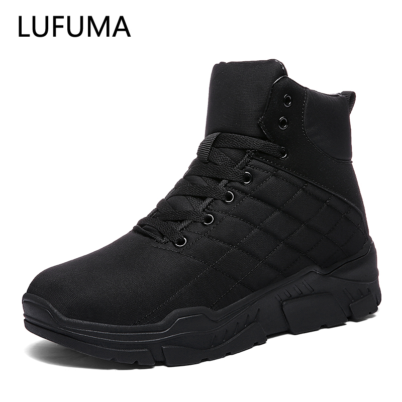 LUFUMA Winter Warm Plush Fur Snow Boots Men Ankle Boot Quality Casual Motorcycle Boot Waterproof Men's Boots Big Size 39-45, Black
LUFUMA Winter Warm Plush Fur Snow Boots Men Ankle Boot Quality Casual Motorcycle Boot Waterproof Men's Boots Big Size 39-45, Black