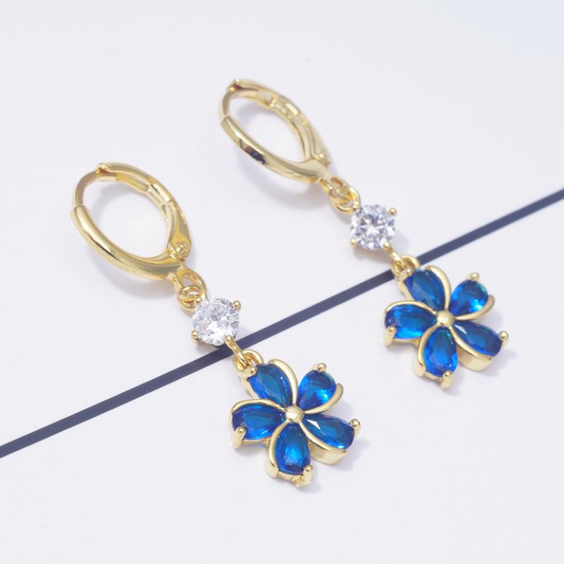 Earings Flower Earring 2020 Fashion statement Dangle Drop Earrings for Women Blue Rhinestone Crystal CZ Gold Filled Jewelry
Earings Flower Earring 2020 Fashion statement Dangle Drop Earrings for Women Blue Rhinestone Crystal CZ Gold Filled Jewelry