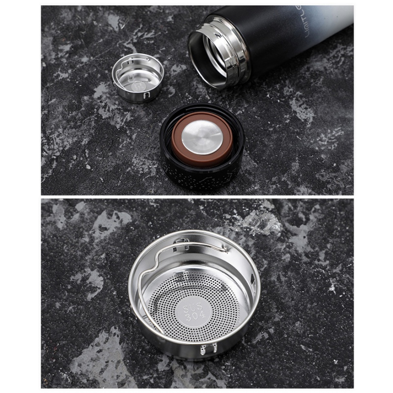 Christmas romantic night sky fluorescent elk fashion kettle vacuum insulated stainless steel hand warmer mug