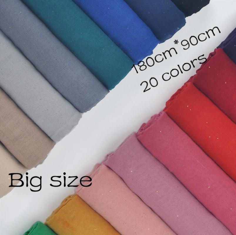 1 pcs Plain hijabs for women viscose solid shawl Glitter Gold scarf muslim head wrap elegant scarves 20 colors plus size
1 pcs Plain hijabs for women viscose solid shawl Glitter Gold scarf muslim head wrap elegant scarves 20 colors plus size
