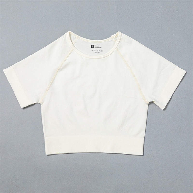 2020 new solid color women' top quality yoga sports short sleeve shirt summer thin gym running yoga short sleeve t-shirt -L, Sky blue top
2020 new solid color women' top quality yoga sports short sleeve shirt summer thin gym running yoga short sleeve t-shirt -L, Sky blue top