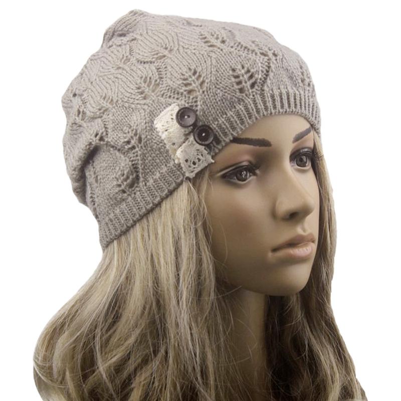 Fashion women Knitting Hat casual Hollow Out Leaves lace button wool hat female 2020 tiene sale Casual Beanies Gorro, White
Fashion women Knitting Hat casual Hollow Out Leaves lace button wool hat female 2020 tiene sale Casual Beanies Gorro, White
