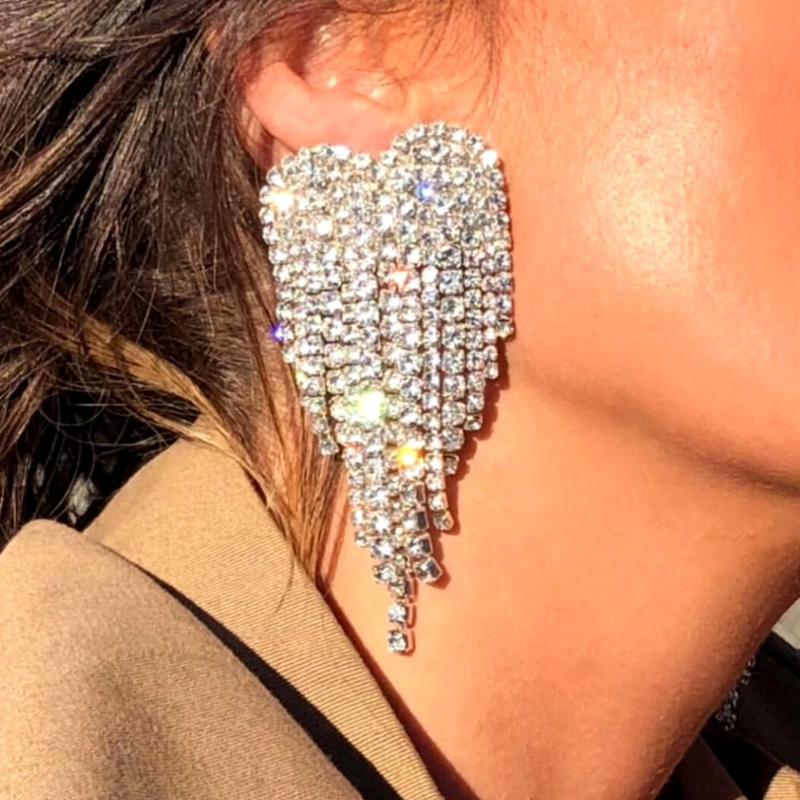 Shiny Rhinestone Angle Charm Drop Dangle Earrings for Women Fashion Jewelry Brand Collection Earrings Accessories
Shiny Rhinestone Angle Charm Drop Dangle Earrings for Women Fashion Jewelry Brand Collection Earrings Accessories