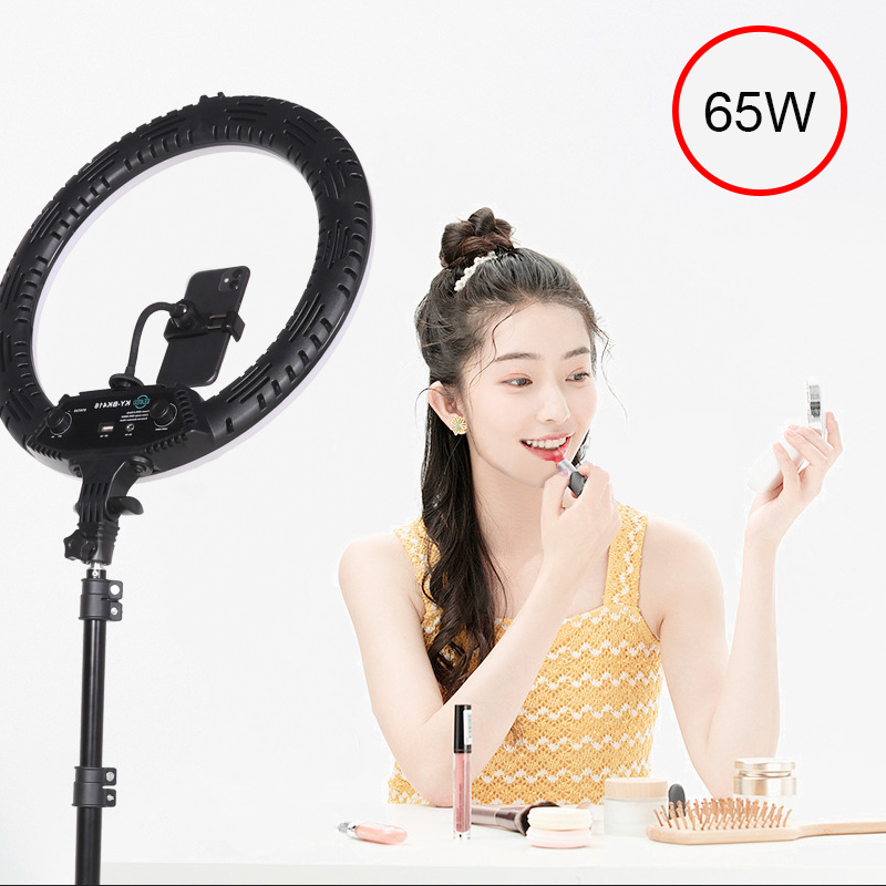18 Inch Ring Light 45cm diameter Ring Lamp 65W LED Photography Light with Stand Tripod for Live Vedio Youtube
18 Inch Ring Light 45cm diameter Ring Lamp 65W LED Photography Light with Stand Tripod for Live Vedio Youtube