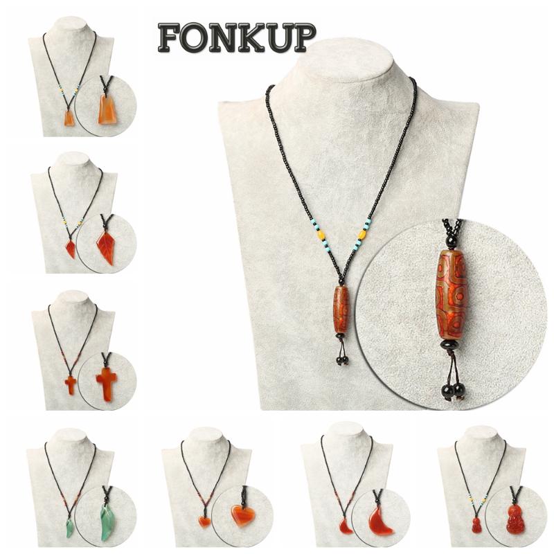 Natural Stone Long Necklace Dzi Pendant Leaves Beads Chain Accessories Power Charms Gift Reiki Crystal Healing Yoga Jewelry
Natural Stone Long Necklace Dzi Pendant Leaves Beads Chain Accessories Power Charms Gift Reiki Crystal Healing Yoga Jewelry