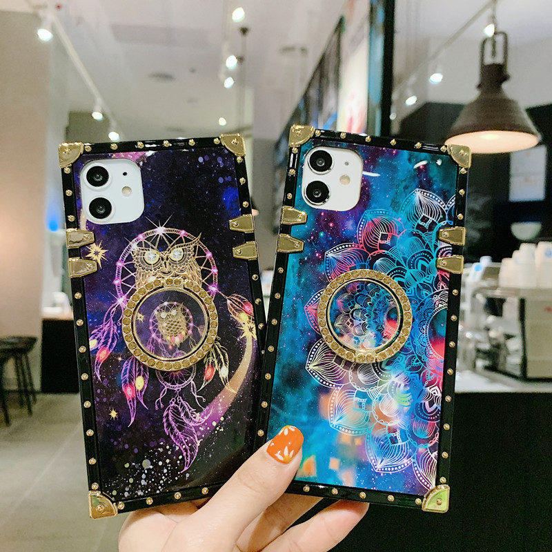 Luxury Square Designer Phone Cases For iPhone 14 13 12 Mini 11 Pro X XR XS MAX 8 7 Rhinestone Ring Bracket Cover ForSamsung Galaxy S22 S21 S20 Note 20 10 case, Black
Luxury Square Designer Phone Cases For iPhone 14 13 12 Mini 11 Pro X XR XS MAX 8 7 Rhinestone Ring Bracket Cover ForSamsung Galaxy S22 S21 S20 Note 20 10 case, Black
