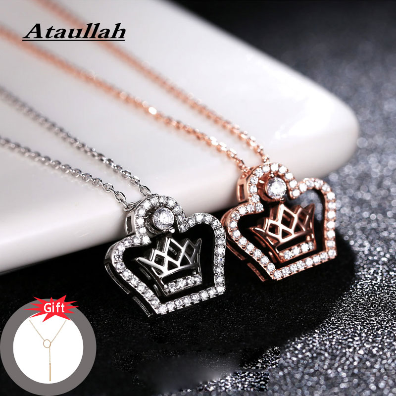 Ataullah Fashion Noble Crown Necklace 925 Sterling Silver Glint Necklaces Chain for Women Girl Birthday Jewelry Bijoux NW060
Ataullah Fashion Noble Crown Necklace 925 Sterling Silver Glint Necklaces Chain for Women Girl Birthday Jewelry Bijoux NW060