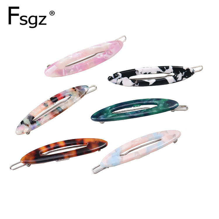 Newest Hairpin For Women Acetate Geometric Hollow Out Oval Shape Hairgrips Elegant Agate Pattern Hair Clips Hair Accessories
Newest Hairpin For Women Acetate Geometric Hollow Out Oval Shape Hairgrips Elegant Agate Pattern Hair Clips Hair Accessories