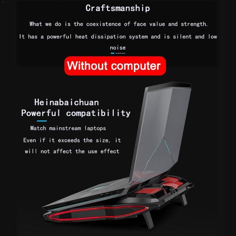 1Pc Cooling bracket RGB Gaming Laptop Cooler Adjustable For 12-17 RPM Air Powerful 3000 Notebook Pad Flow inch Lap stand Co Q4Y2
1Pc Cooling bracket RGB Gaming Laptop Cooler Adjustable For 12-17 RPM Air Powerful 3000 Notebook Pad Flow inch Lap stand Co Q4Y2