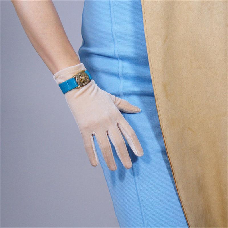 Women'S 22cm Velvet Gloves Short Gold Nude High Elastic Velvet Gold Touch Screen RJS22
Women'S 22cm Velvet Gloves Short Gold Nude High Elastic Velvet Gold Touch Screen RJS22
