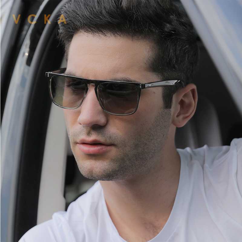 VCKA Men Polarized TR90 Sunglasses Vintage Anti-UV Driving Driver Goggles Eyewear Rectangle Shades Men Oculos masculino Male
VCKA Men Polarized TR90 Sunglasses Vintage Anti-UV Driving Driver Goggles Eyewear Rectangle Shades Men Oculos masculino Male