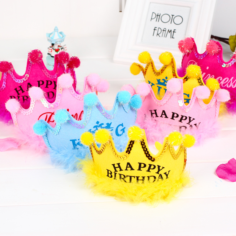 3pcs/ Free Shipping Crown birthday hat hair wedding dress holiday party activities birthday party hat cake baby 
3pcs/ Free Shipping Crown birthday hat hair wedding dress holiday party activities birthday party hat cake baby