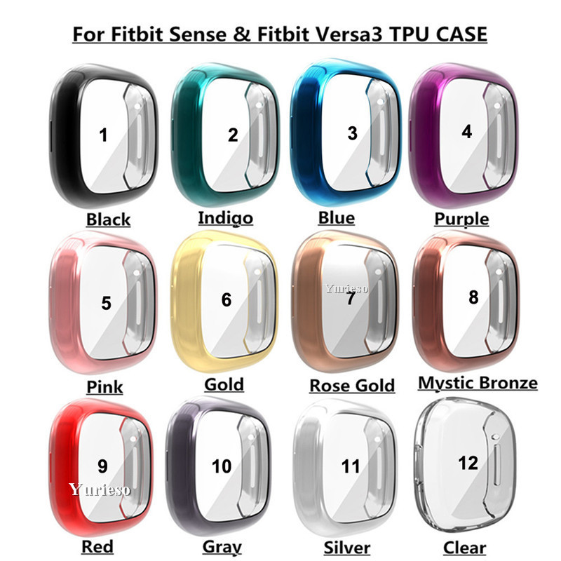 Soft Tpu Case for Fitbit Sense/ for Fitbit Versa 3 Band Waterproof Watch Shell Cover Screen Protector Protective Bumper Factory Direct, Customize
Soft Tpu Case for Fitbit Sense/ for Fitbit Versa 3 Band Waterproof Watch Shell Cover Screen Protector Protective Bumper Factory Direct, Customize