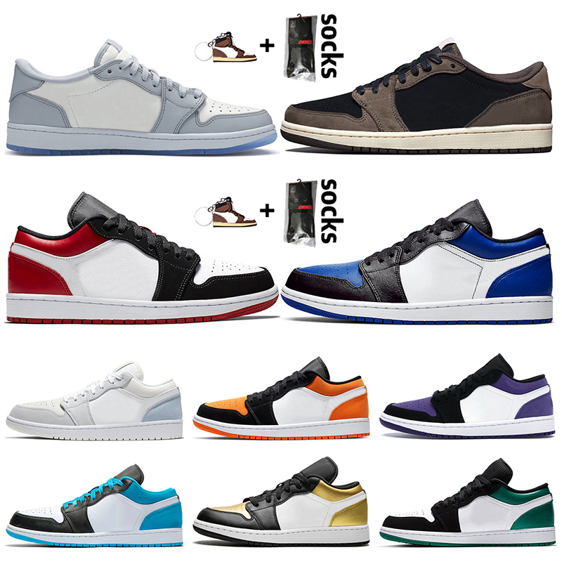 Top quality Womens Mens Jumpman 1 Low Basketball Shoes 1s Dio Travis Black Toe OG Royal Blue UNC Paris Designer Trainers Sports Sneakers, #4 36-45 gold toe
Top quality Womens Mens Jumpman 1 Low Basketball Shoes 1s Dio Travis Black Toe OG Royal Blue UNC Paris Designer Trainers Sports Sneakers, #4 36-45 gold toe