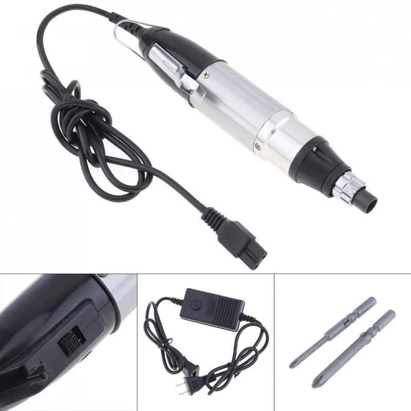 100-240V Two-way Adjustment Electric Screwdriver with Adjustable Voltage Adapter and 2 Screwdriver Bits for Household Appliances
100-240V Two-way Adjustment Electric Screwdriver with Adjustable Voltage Adapter and 2 Screwdriver Bits for Household Appliances