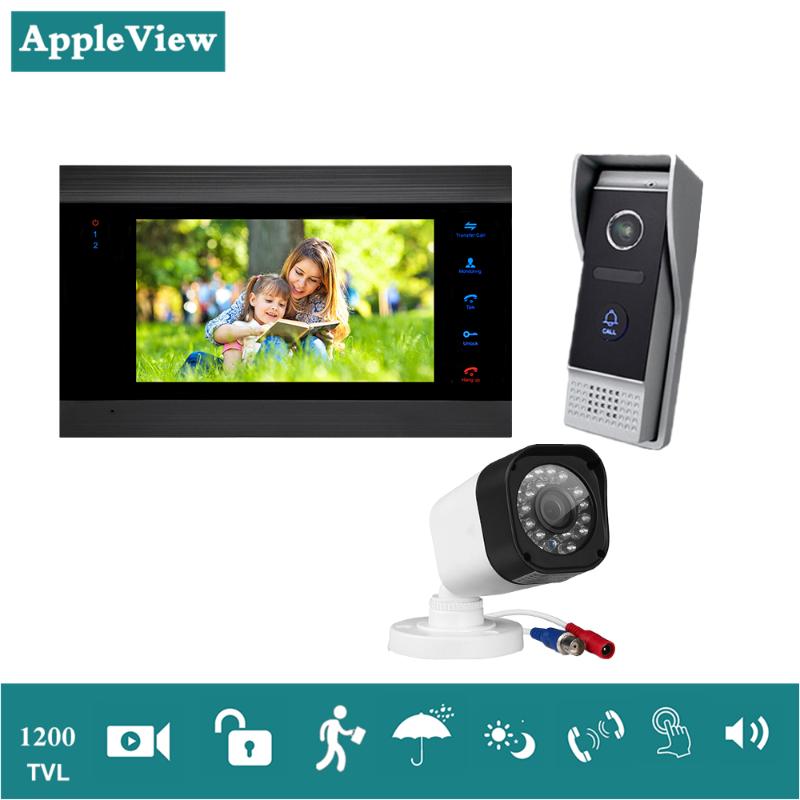 Wired Video Doorbell Intercom with 7 inch Monitor, CCTV Camera, Doorbell Camera for Home Security System
Wired Video Doorbell Intercom with 7 inch Monitor, CCTV Camera, Doorbell Camera for Home Security System
