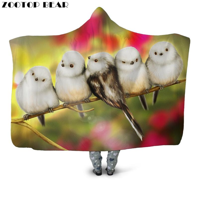 Bird Animal Throw Hooded Blanket Casual Anime 3D Print Kids NEW Fashion plush Wearable Bedding Soft Office Adults Travel Picnic
Bird Animal Throw Hooded Blanket Casual Anime 3D Print Kids NEW Fashion plush Wearable Bedding Soft Office Adults Travel Picnic