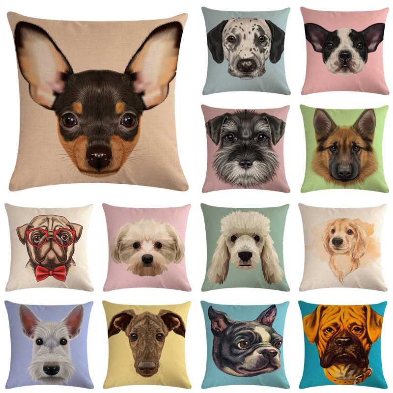 Pet Dog Sofa Decorative Cushion Cover Pillow Pillowcase Linen 45*45 Throw Pillow Home Decor Pillowcover 40618, 2dt-40618-004
Pet Dog Sofa Decorative Cushion Cover Pillow Pillowcase Linen 45*45 Throw Pillow Home Decor Pillowcover 40618, 2dt-40618-004