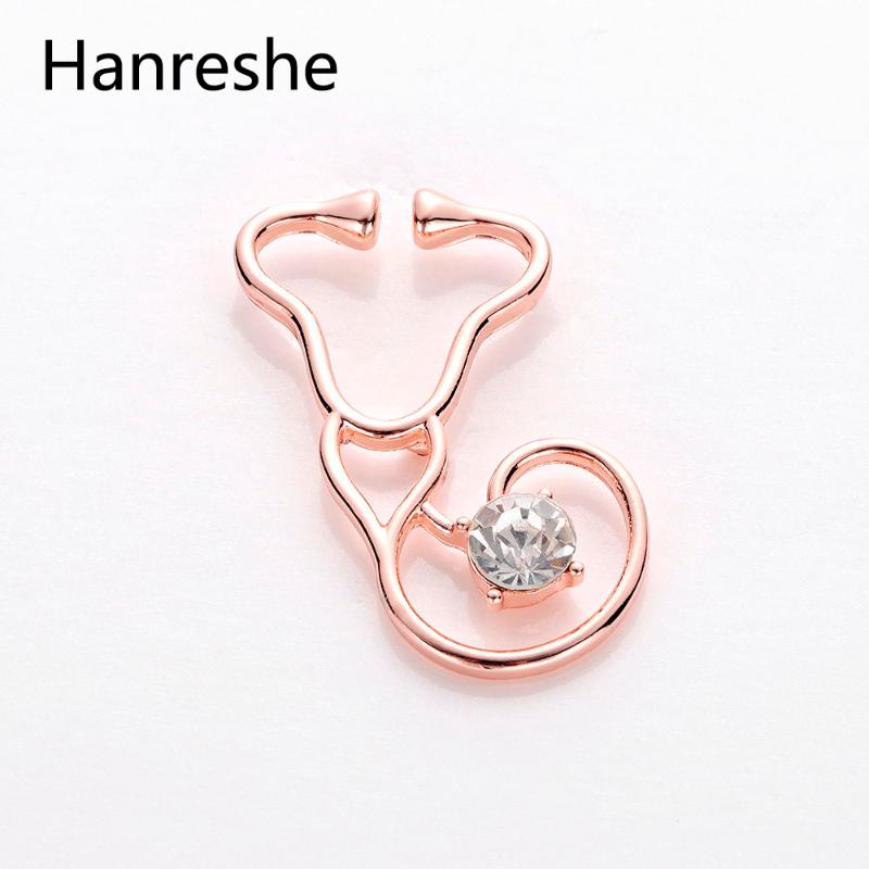 Stethoscope Lapel Pin Women Gold Silver Color Gift For / Christmas Jewelry Crystal Brooches Pins Metal
Stethoscope Lapel Pin Women Gold Silver Color Gift For / Christmas Jewelry Crystal Brooches Pins Metal