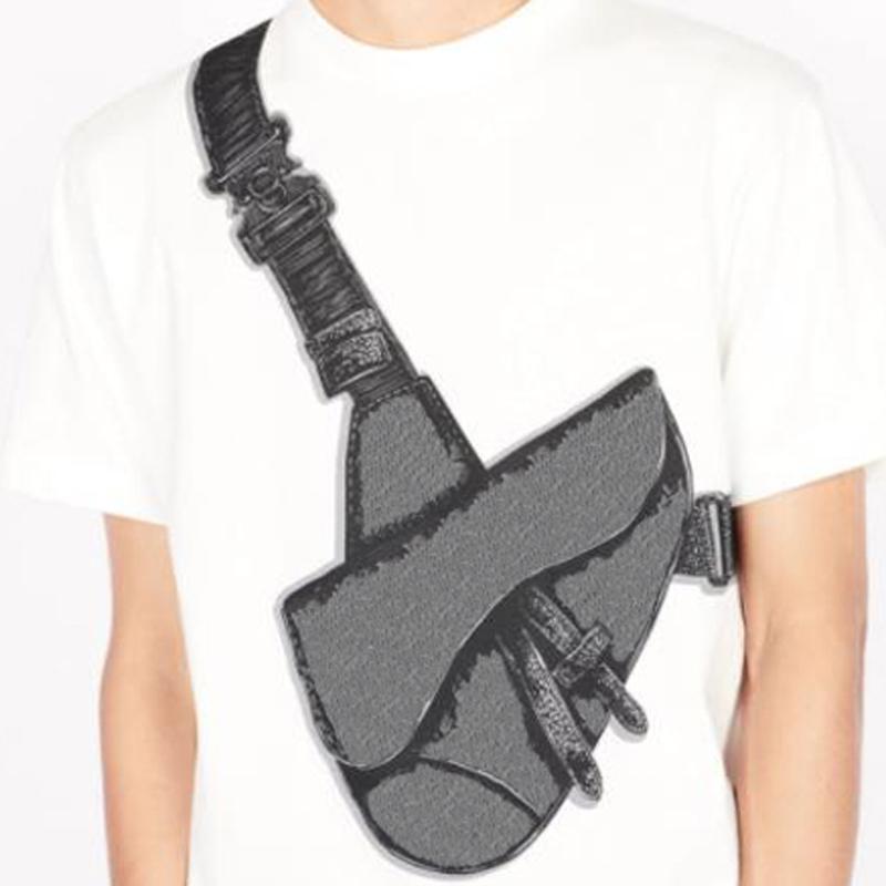 Saddle Bag Printed Tee Fashion High Street Short Sleeves Summer Casual T-Shirt Solid Color Breathable Men Women Cotton Tee, Black
Saddle Bag Printed Tee Fashion High Street Short Sleeves Summer Casual T-Shirt Solid Color Breathable Men Women Cotton Tee, Black