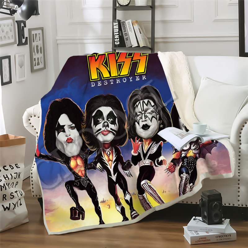 CLOOCL Fashion Hip Hop Rock Band KISS Blanket 3D Print Double Layer Fashion Casual Sofa Youth Bedding Throw Blankets
CLOOCL Fashion Hip Hop Rock Band KISS Blanket 3D Print Double Layer Fashion Casual Sofa Youth Bedding Throw Blankets
