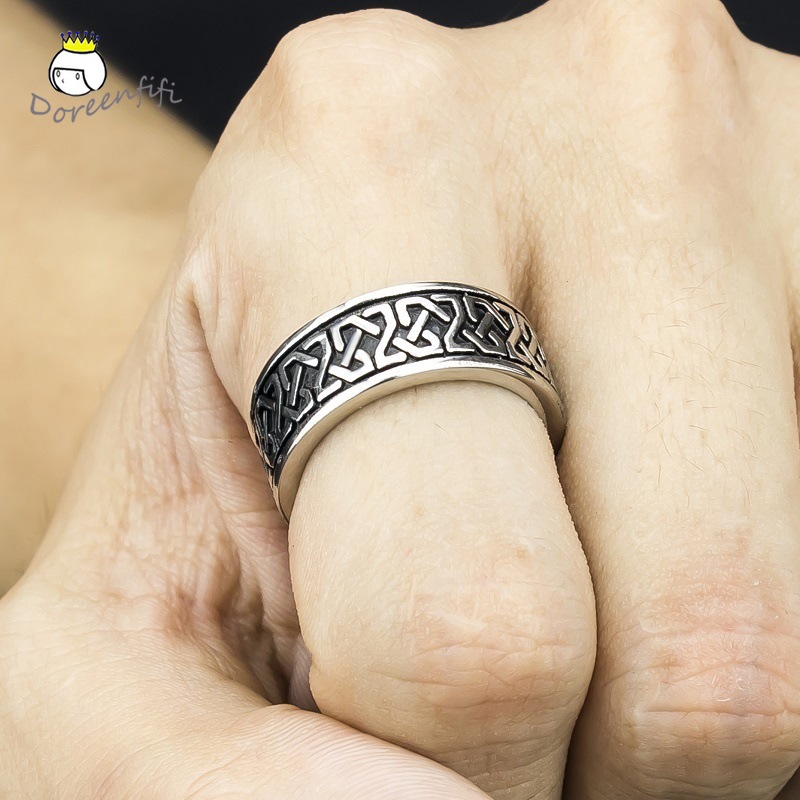 Top Vintage Titanium Punk Rock Carved Ring 316L Stainless Steel Men's Rings Father Jewelry Gift Size 7 8 9 10 11 12 13 14 Anillo
Top Vintage Titanium Punk Rock Carved Ring 316L Stainless Steel Men's Rings Father Jewelry Gift Size 7 8 9 10 11 12 13 14 Anillo