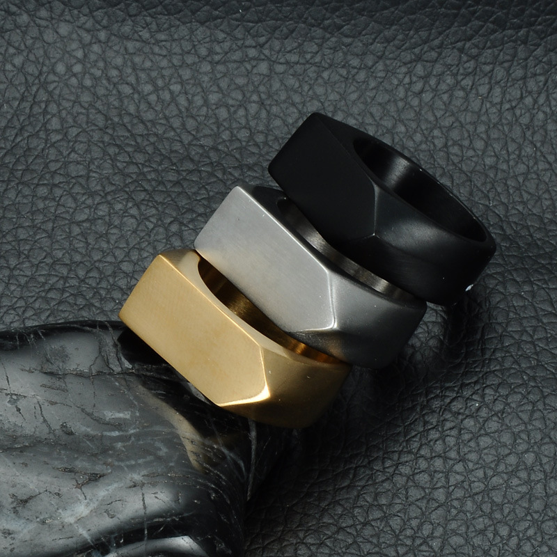 Gold Black Silver Color Biker Ring for Women Punk Geometry Titanium Stainless Steel Men's Ring Fashion Jewelry Gift US Size 7-12
Gold Black Silver Color Biker Ring for Women Punk Geometry Titanium Stainless Steel Men's Ring Fashion Jewelry Gift US Size 7-12