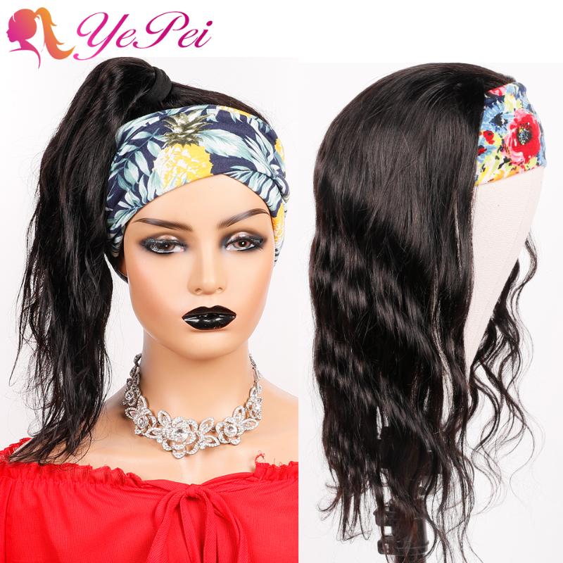 Body Wave Headband Wigs Human Hair Wigs For Women Full Machine Made Natural Hairline Scarf Wig Brazilian Remy Hair, As pic
Body Wave Headband Wigs Human Hair Wigs For Women Full Machine Made Natural Hairline Scarf Wig Brazilian Remy Hair, As pic