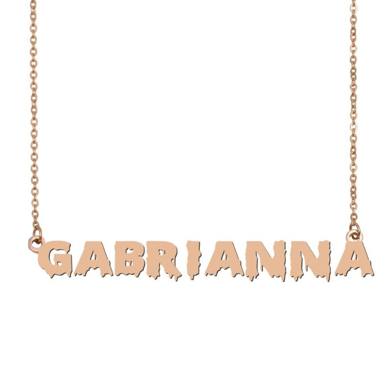 Gabrianna Name Necklace , Cool Bloody Art Name Necklace for Halloween and Santa's Day Jewelry Gift for Kids Boys Girls
Gabrianna Name Necklace , Cool Bloody Art Name Necklace for Halloween and Santa's Day Jewelry Gift for Kids Boys Girls