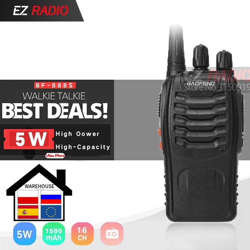 Baofeng BF-888S Single Band UHF 400-470MHz Cheapest Two Way Radio Baofeng BF 888S Transceiver for Ham Hotel Driver BF888S Talkie
Baofeng BF-888S Single Band UHF 400-470MHz Cheapest Two Way Radio Baofeng BF 888S Transceiver for Ham Hotel Driver BF888S Talkie