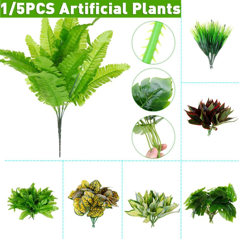 5 Branches Green Artificial Plants Plastic Grass Shrubs Flower Ferns for Home Garden Decor Photography Decorative Flowers
5 Branches Green Artificial Plants Plastic Grass Shrubs Flower Ferns for Home Garden Decor Photography Decorative Flowers
