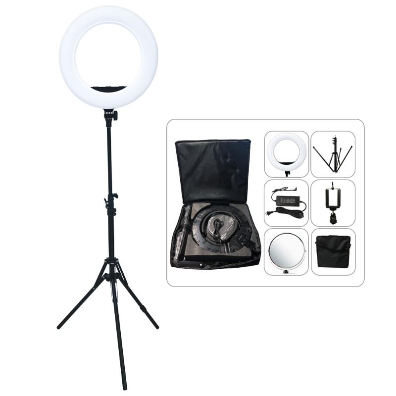 Yidoblo 48W Adjustable Bio-color Ring Lamp 2800-5500K Wholesale Broadcast/Video/ photography / makeup Ring Light LED Lamp kit
Yidoblo 48W Adjustable Bio-color Ring Lamp 2800-5500K Wholesale Broadcast/Video/ photography / makeup Ring Light LED Lamp kit