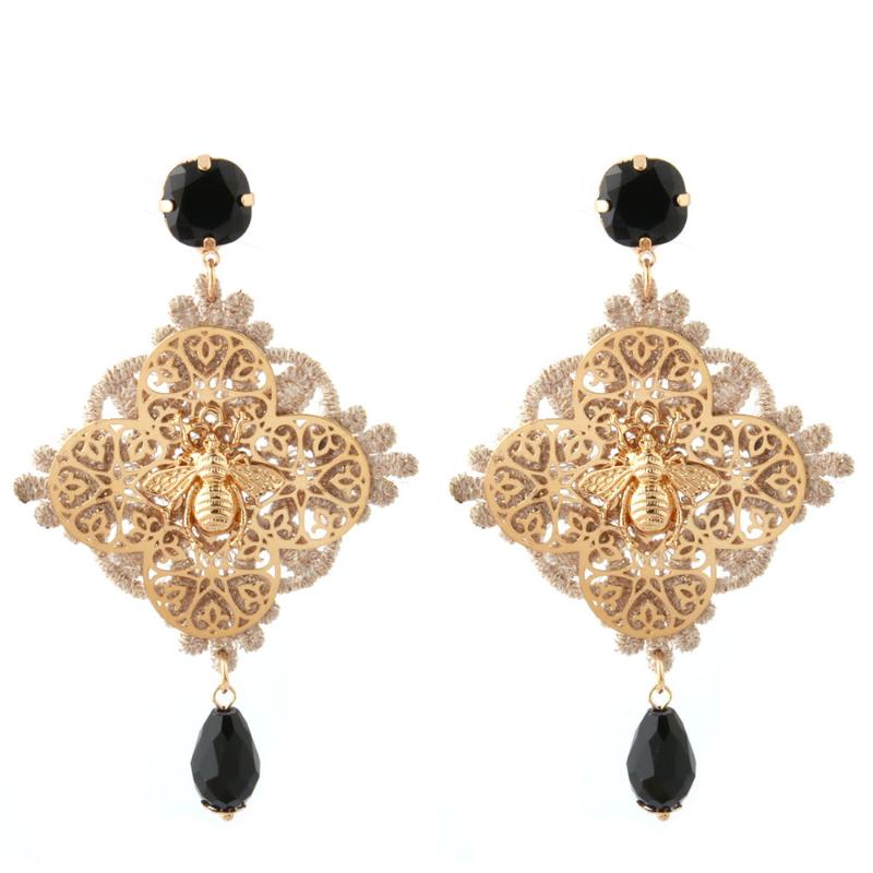 Oorbellen Fashion Woman Drop Earring Crystal Long Earring Pendant Handmade Lace Fashion Jewelry Wholesale Aretes
Oorbellen Fashion Woman Drop Earring Crystal Long Earring Pendant Handmade Lace Fashion Jewelry Wholesale Aretes
