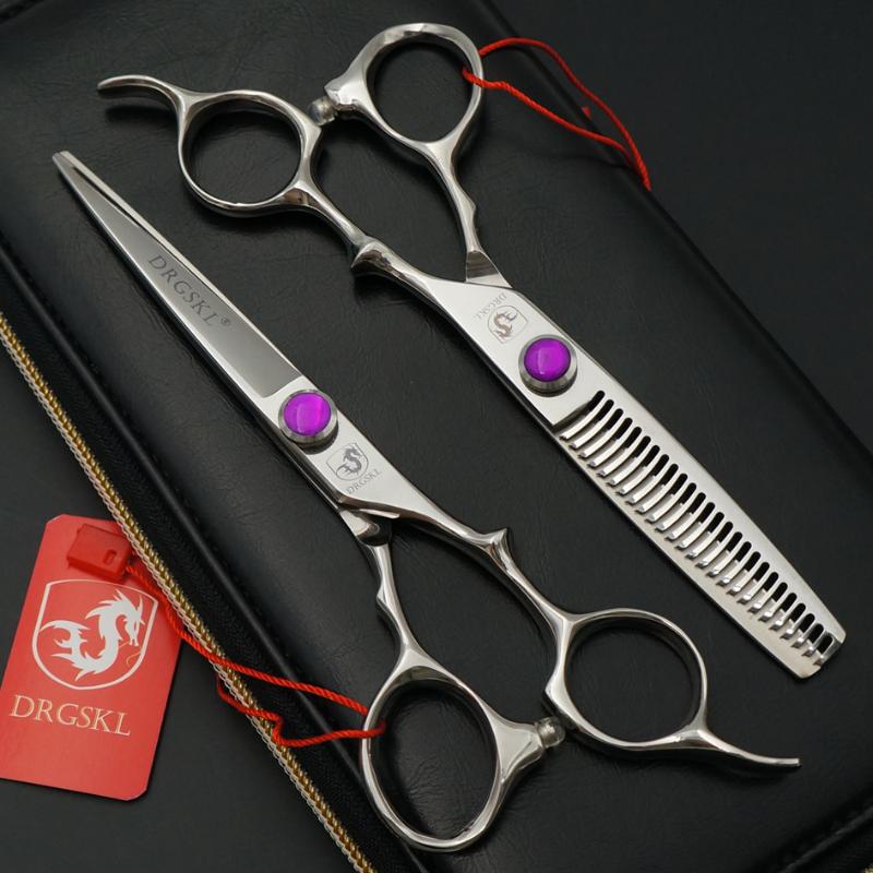440C SALE 6 inch barber hair scissors high quality professional barber hair hairdressing scissors shears Purple screw
440C SALE 6 inch barber hair scissors high quality professional barber hair hairdressing scissors shears Purple screw