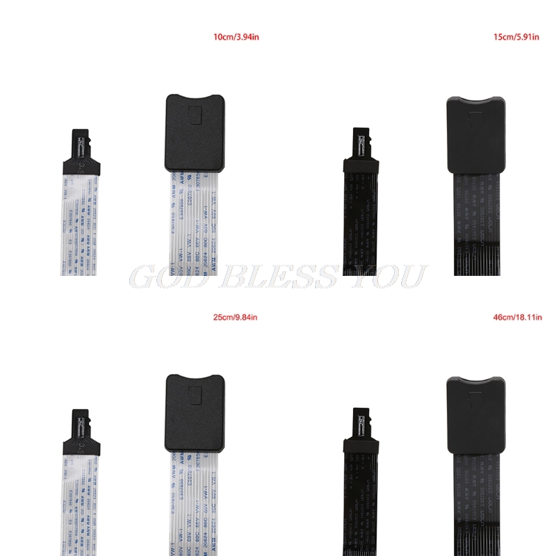 10cm/15cm/25cm/46cm TF Male To Micro SD Female Card Reader Extension Adapter Cable Extender For Car GPS Phone Camera GPS TV
10cm/15cm/25cm/46cm TF Male To Micro SD Female Card Reader Extension Adapter Cable Extender For Car GPS Phone Camera GPS TV
