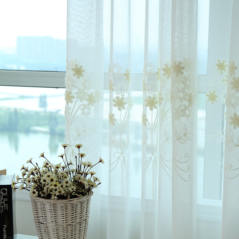 Korean White Embroidered Voile Curtains For Bedroom Window Curtain For Living Room Sheer Curtains Blind Custom Made Drape JK133Y
Korean White Embroidered Voile Curtains For Bedroom Window Curtain For Living Room Sheer Curtains Blind Custom Made Drape JK133Y
