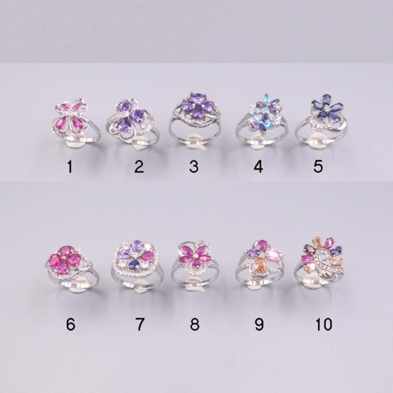 Genuine/Original Silver 925 Sterling Silver Ring Christmas Present for Women Ladies Crystal Flower Gemstone Diamond Ring
Genuine/Original Silver 925 Sterling Silver Ring Christmas Present for Women Ladies Crystal Flower Gemstone Diamond Ring