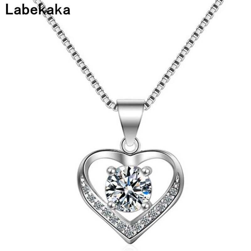 Labekaka Stainless Steel Heart Necklaces Pendants for Women Fashion Party Jewelry Embellished With Crystals From
Labekaka Stainless Steel Heart Necklaces Pendants for Women Fashion Party Jewelry Embellished With Crystals From