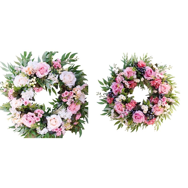 Door Wreath Rose Artificial Flower Wreaths Door Garland for Wedding Decoration Home Party Farmhouse Decor, Pink
Door Wreath Rose Artificial Flower Wreaths Door Garland for Wedding Decoration Home Party Farmhouse Decor, Pink