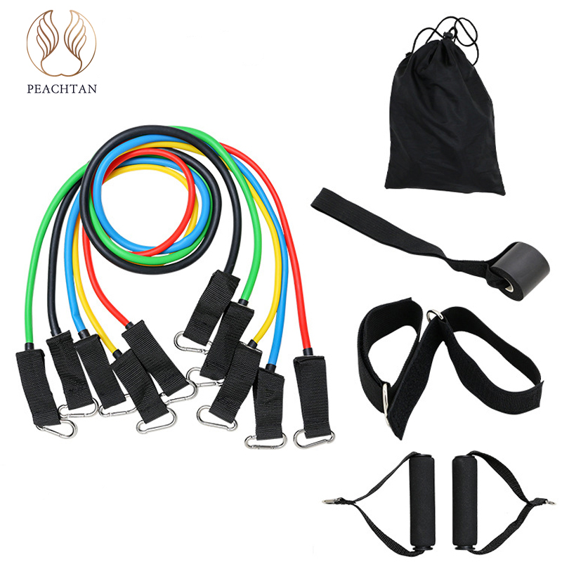 Peachtan 11pcs/set Resistance Bands Yoga Exercises Fitness Rubber Tubes Band Pull Rope Fitness Training Workout Yoga Equippments
Peachtan 11pcs/set Resistance Bands Yoga Exercises Fitness Rubber Tubes Band Pull Rope Fitness Training Workout Yoga Equippments