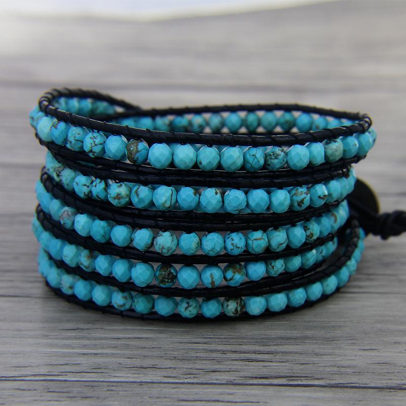 beaded wrap bracelet Boho bead wrap bracelet Blue bead women Leather Bridesmaid jewelry
beaded wrap bracelet Boho bead wrap bracelet Blue bead women Leather Bridesmaid jewelry