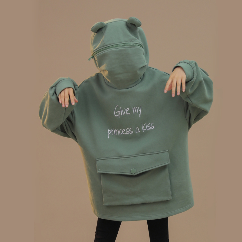 Women Autumn Thick Loose Sweatshirt Harajuku Letters Printed Lovely Frog Casual Hooded Hoodies Pullover Female Thicken hoodies, Green
Women Autumn Thick Loose Sweatshirt Harajuku Letters Printed Lovely Frog Casual Hooded Hoodies Pullover Female Thicken hoodies, Green