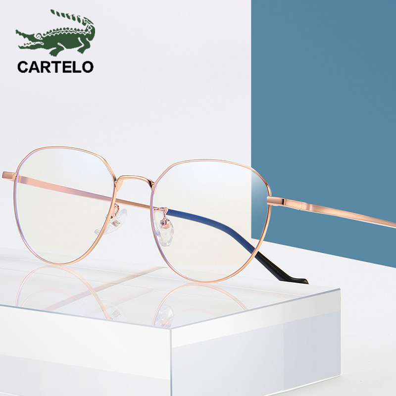 CARTELO Men Unisex Classic Glasses Super Clear Lens Metal Computer Round Frame Glasses Women Rays Radiation Eyewear Anti
CARTELO Men Unisex Classic Glasses Super Clear Lens Metal Computer Round Frame Glasses Women Rays Radiation Eyewear Anti