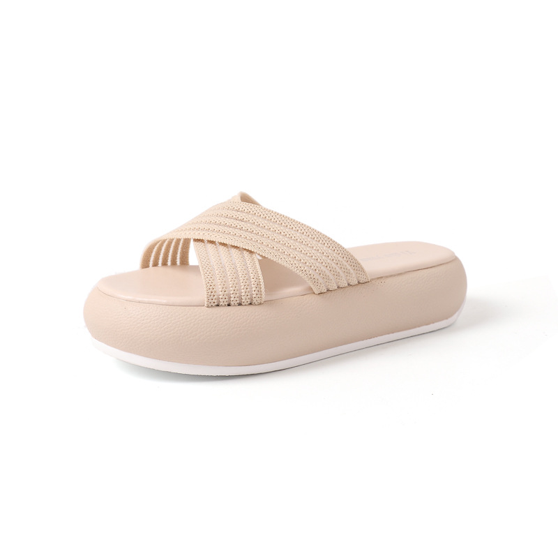 Women Slippers 2020 Summer Hot Shoes Women Platform Lady Slides Thick Bottom Student Beach Woman Slipper, Beige
Women Slippers 2020 Summer Hot Shoes Women Platform Lady Slides Thick Bottom Student Beach Woman Slipper, Beige