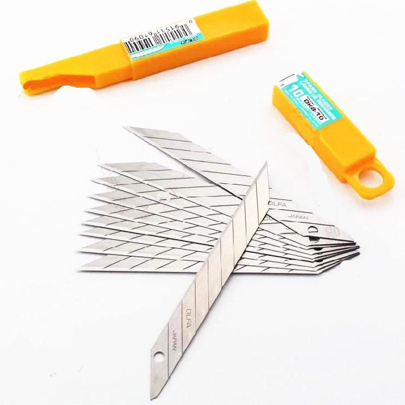 10pcs Olfa DKB-10 9mm Replacement Spare Blades Art Cutter Knife Blade Lames De Rechange for SAC-1 SAC-1 LTD-01 LTD-04 LTD-05
10pcs Olfa DKB-10 9mm Replacement Spare Blades Art Cutter Knife Blade Lames De Rechange for SAC-1 SAC-1 LTD-01 LTD-04 LTD-05
